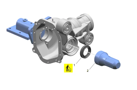 Front Differential Drive Pinion Gear Inner Bearing Replacement (without F47) — figure 56