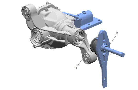 Front Differential Drive Pinion Gear Inner Bearing Replacement (without F47) — figure 58