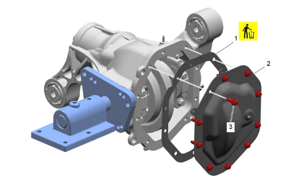 Front Differential Drive Pinion Gear Inner Bearing Replacement (without F47) — figure 60