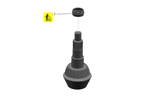 Front Differential Drive Pinion Gear Inner Bearing Replacement (without F47) — figure 68