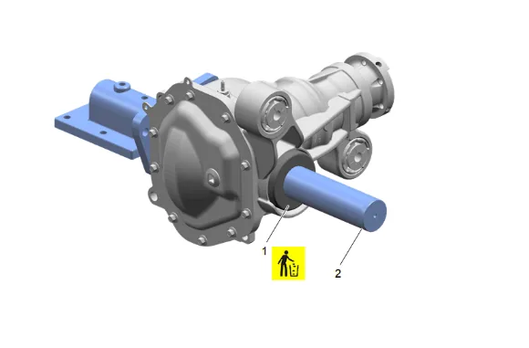 Front Differential Drive Pinion Gear Inner Bearing Replacement (without F47) — figure 72
