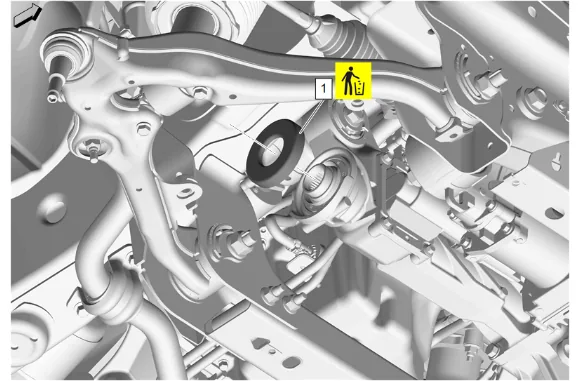 Front Drive Axle Clutch Shaft Bearing Replacement — figure 19