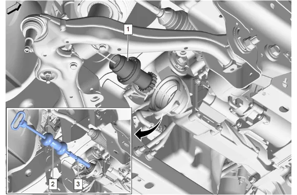 Front Drive Axle Clutch Shaft Bearing Replacement — figure 22