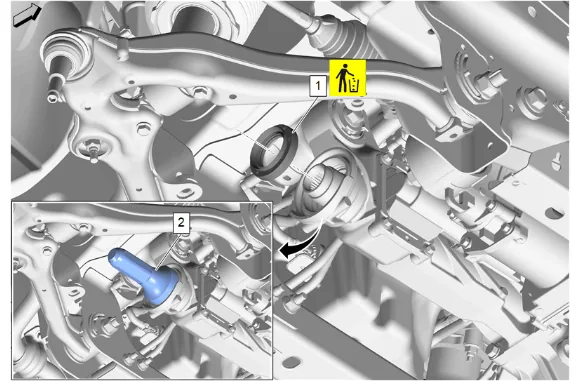 Front Drive Axle Clutch Shaft Bearing Replacement — figure 27