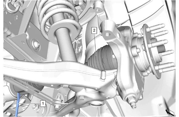 Front Drive Axle Inner Shaft Seal and Inner Shaft Bearing Replacement — figure 17