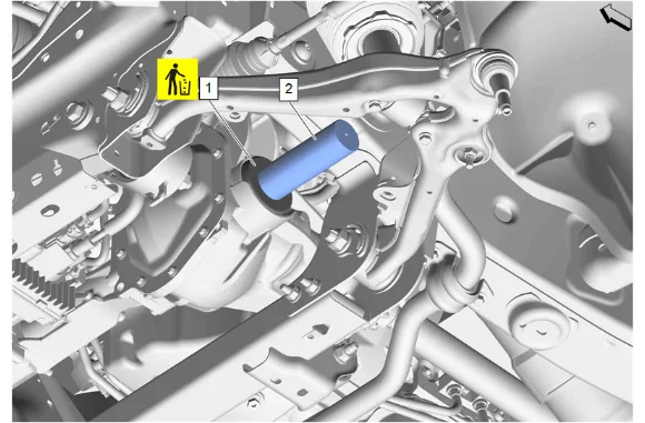 Front Drive Axle Inner Shaft Seal and Inner Shaft Bearing Replacement — figure 27