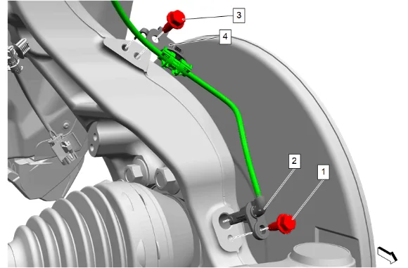 Front Drive Axle Inner Shaft Seal Replacement - Left Side — figure 8