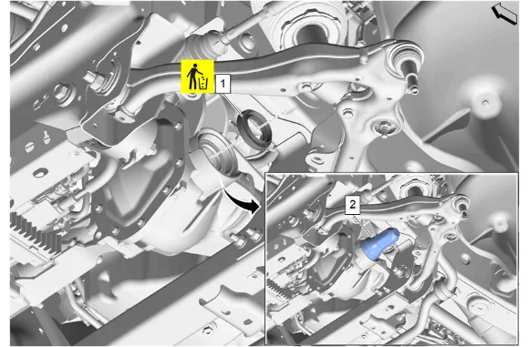Front Drive Axle Inner Shaft Seal Replacement - Left Side — figure 23