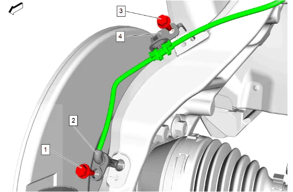 Front Wheel Drive Intermediate Shaft Replacement — figure 7