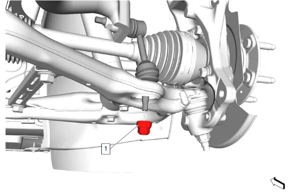 Front Wheel Drive Intermediate Shaft Replacement — figure 12
