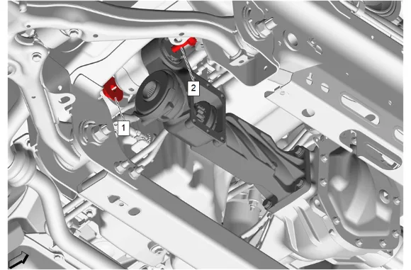 Front Wheel Drive Intermediate Shaft Replacement — figure 22