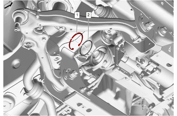 Front Wheel Drive Shaft Replacement - Right Side — figure 21