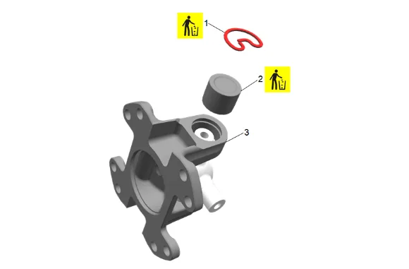 Propeller Shaft Flange Replacement (2WD) — figure 8
