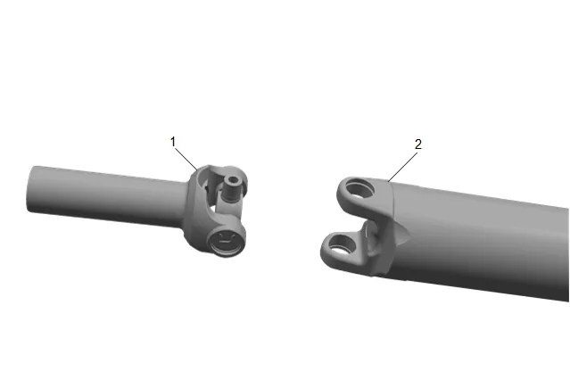 Propeller Shaft Front Slip Yoke Replacement (4WD) — figure 6