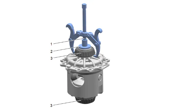Rear Axle Housing Replacement (G86) — figure 19