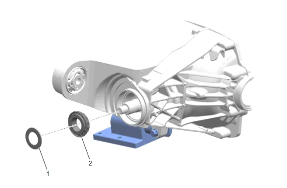Rear Axle Housing Replacement (G96) — figure 27