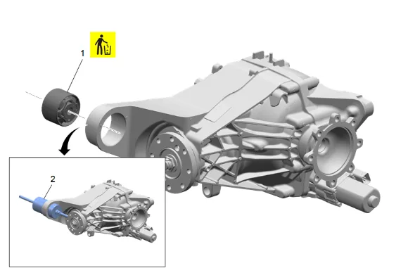 Rear Axle Housing Replacement (G96) — figure 33