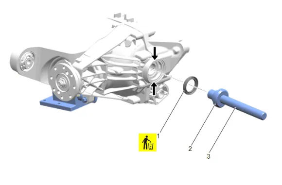 Rear Axle Housing Replacement (G96) — figure 42