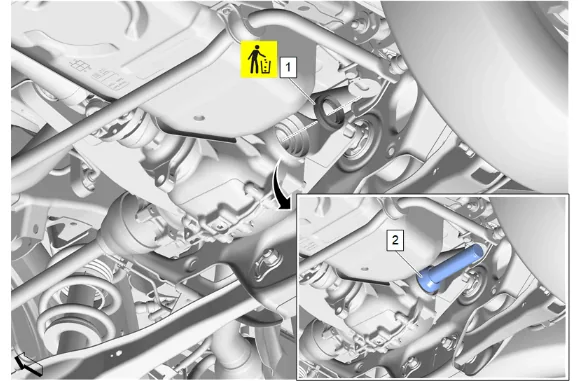 Rear Axle Shaft Seal Replacement - Left Side (G86) — figure 3