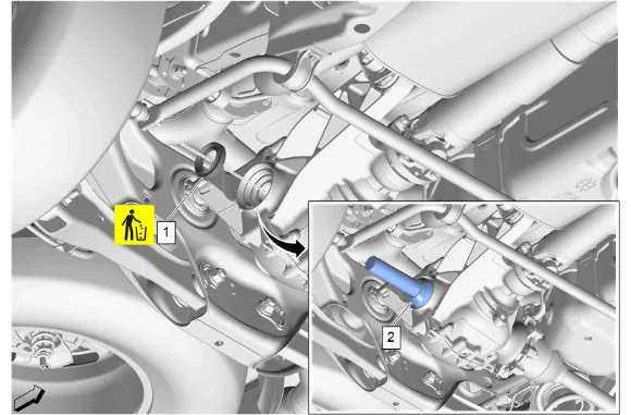 Rear Axle Shaft Seal Replacement - Right Side (G86) — figure 3