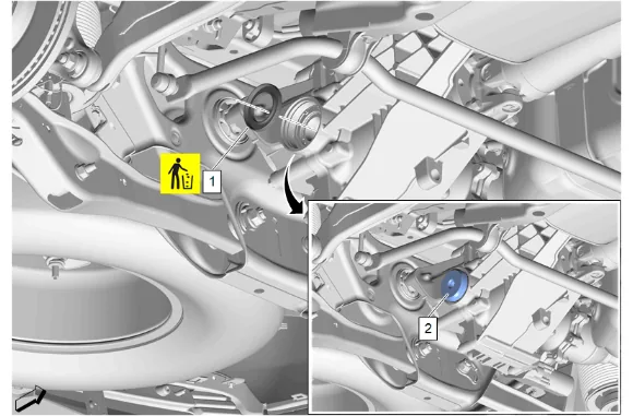 Rear Axle Shaft Seal Replacement - Right Side (G96) — figure 3