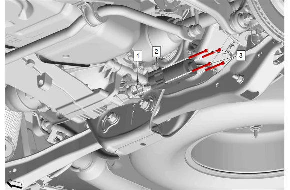Rear Wheel Drive Shaft Replacement - Left Side (G96) — figure 3