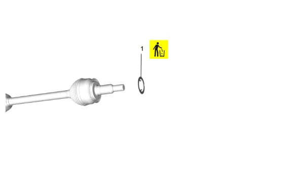 Rear Wheel Drive Shaft Replacement - Left Side (G96) — figure 8