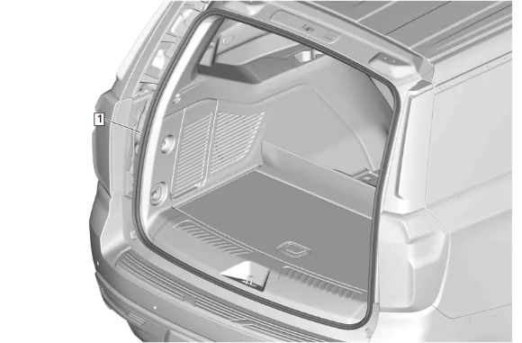Antenna Coaxial Cable Replacement - Headlining (without DRZ) — figure 6