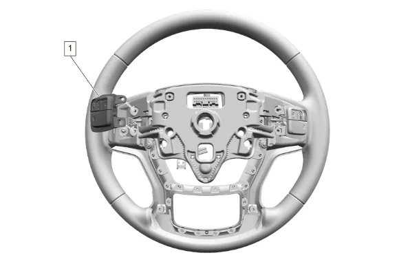 Radio Control Switch Replacement - Steering Wheel — figure 6
