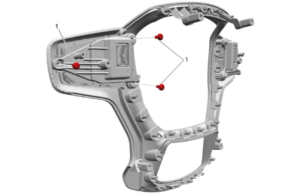 Radio Control Switch Replacement - Steering Wheel — figure 10