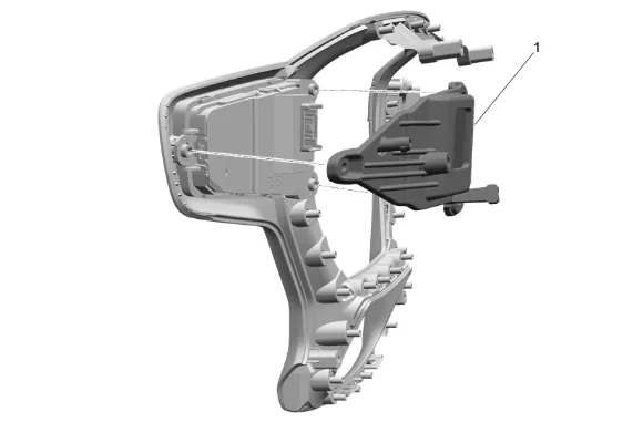 Radio Control Switch Replacement - Steering Wheel — figure 11