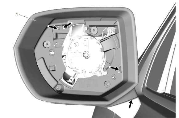 Side View Driver Information Camera Replacement — figure 6