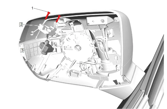 Side View Driver Information Camera Replacement — figure 8