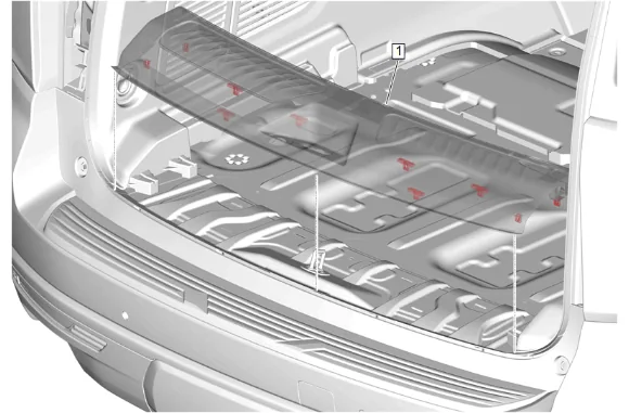 Battery Auxiliary Tray Replacement (9C1, 5W4) — figure 4