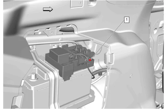 Battery Auxiliary Tray Replacement (9C1, 5W4) — figure 16
