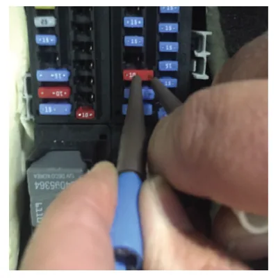 Battery Electrical Drain_Parasitic Load Test — figure 7