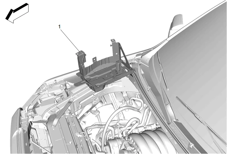 Battery Tray Replacement (L84, L87) — figure 15
