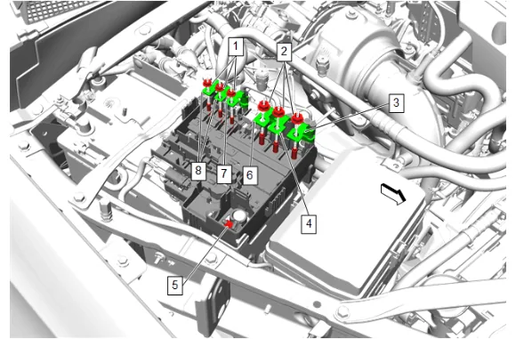 Battery Tray Replacement (LM2) — figure 3
