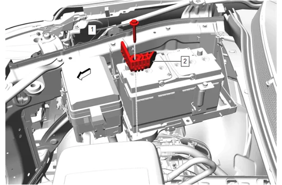 Battery Tray Replacement (LM2) — figure 6