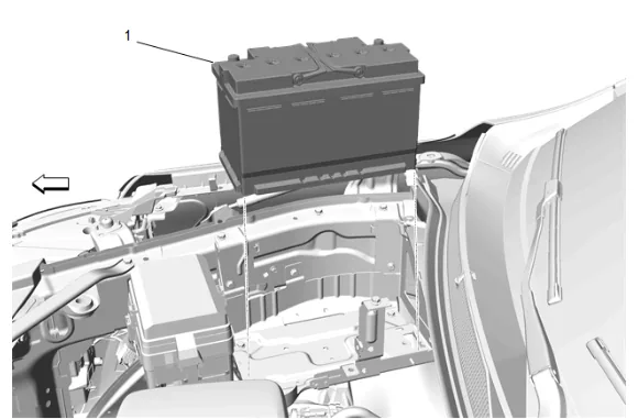 Battery Tray Replacement (LM2) — figure 7
