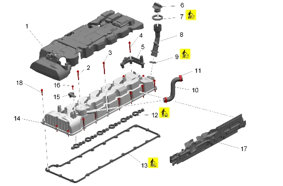 Camshaft Housing and Components — figure 1