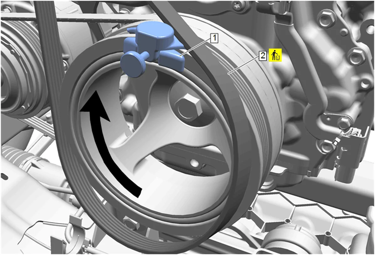 Camshaft Position Actuator Magnet Replacement — figure 34