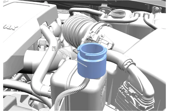 Charge Air Cooling System Draining and Filling (GE 47716 LM2 with RC1) — figure 4