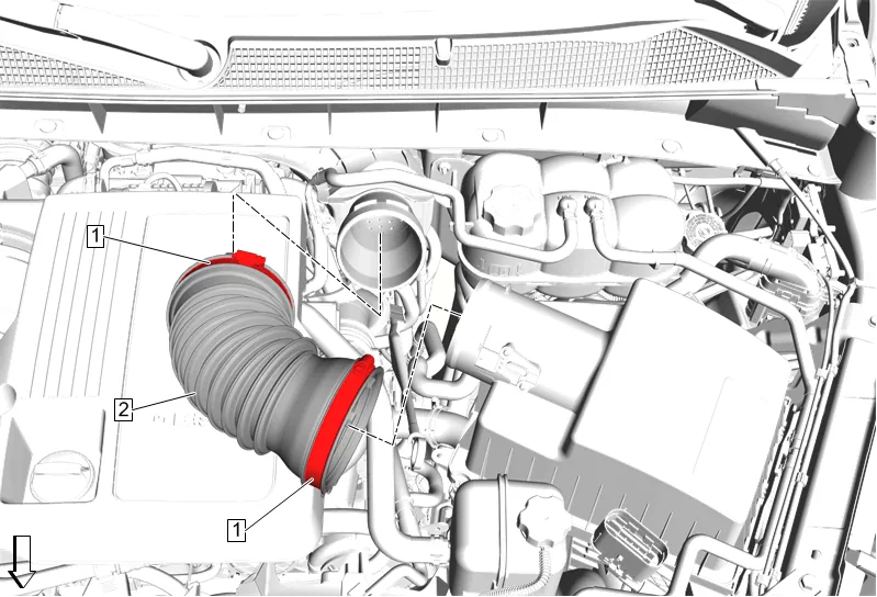 Compressor Air Intake Turbocharger Replacement — figure 11