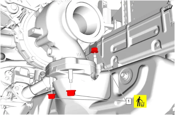 Compressor Air Intake Turbocharger Replacement — figure 28