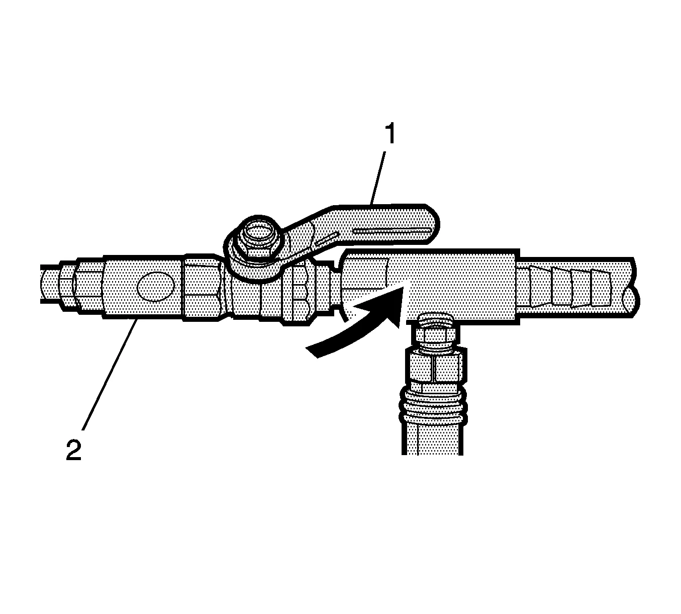 Cooling System Draining and Filling (GE 47716 LM2) — figure 8