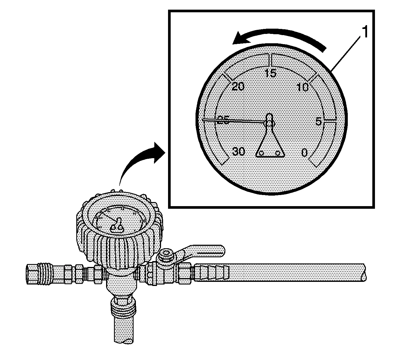 Cooling System Draining and Filling (GE 47716 LM2) — figure 9