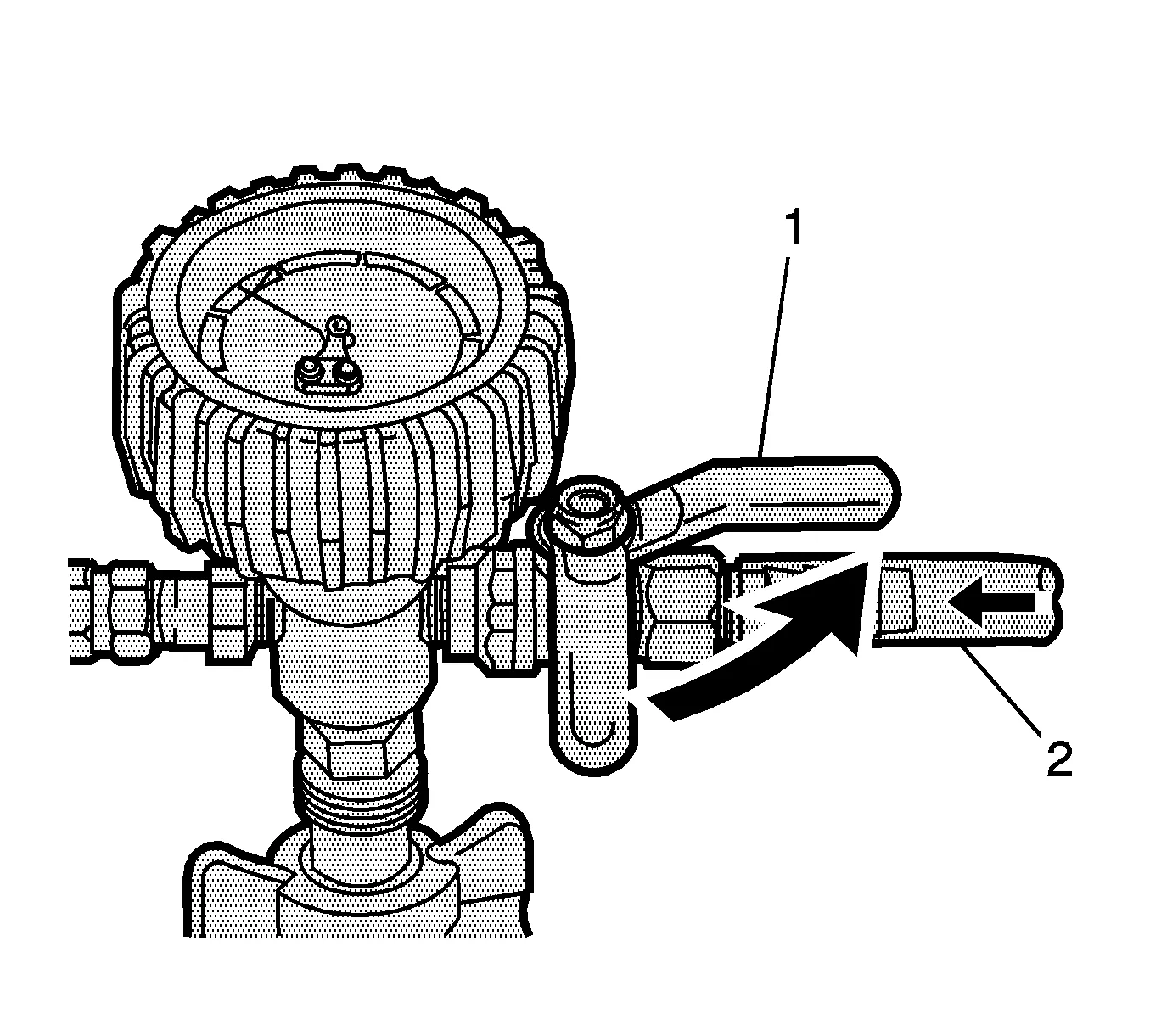 Cooling System Draining and Filling (GE 47716 LM2) — figure 10
