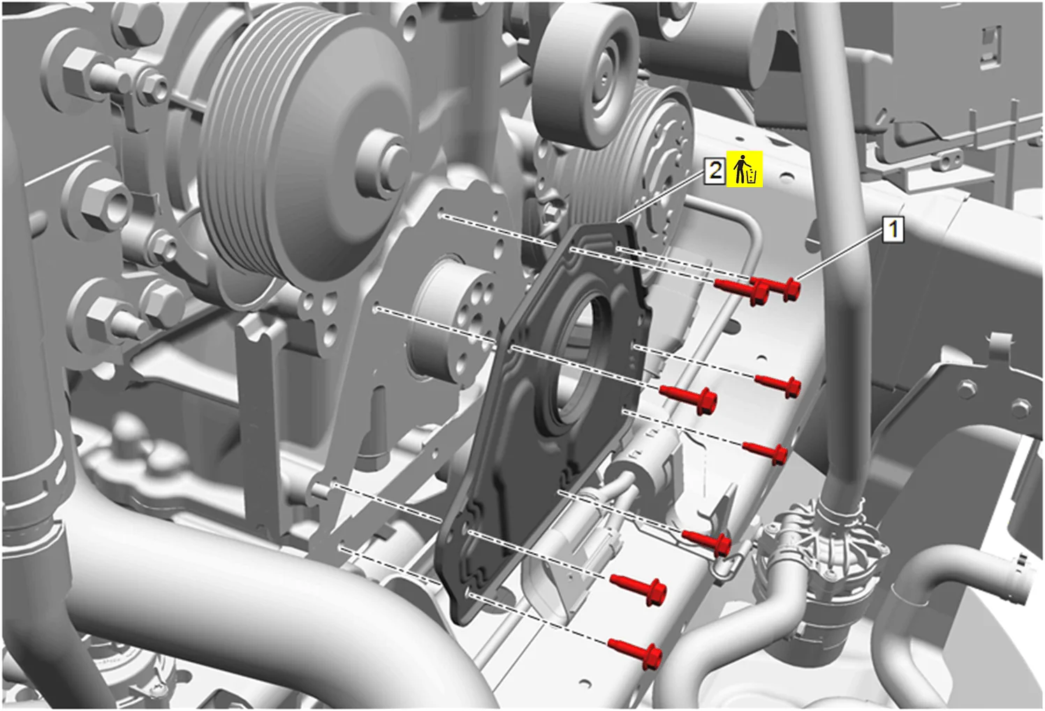 Crankshaft Front Oil Seal Replacement — figure 5