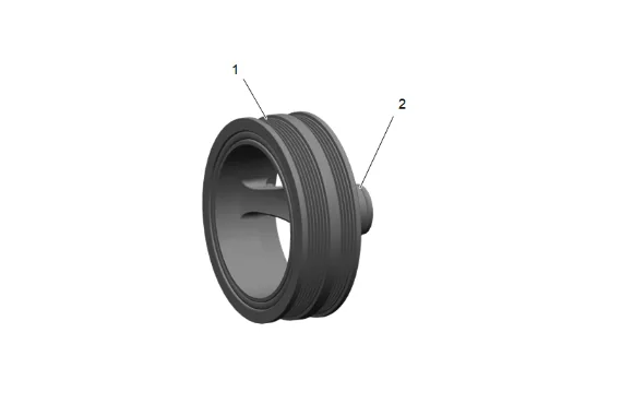 Crankshaft Front Oil Seal Replacement (with WTX) — figure 12